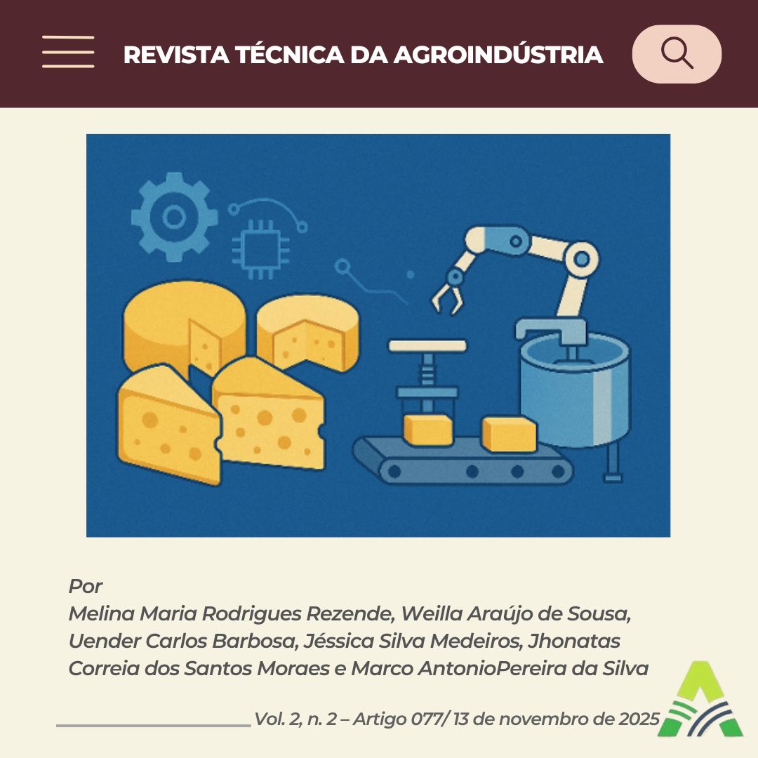 TECNOLOGIA E INOVAÇÃO NA FABRICAÇÃO DE QUEIJOS EM MENOR ESCALA